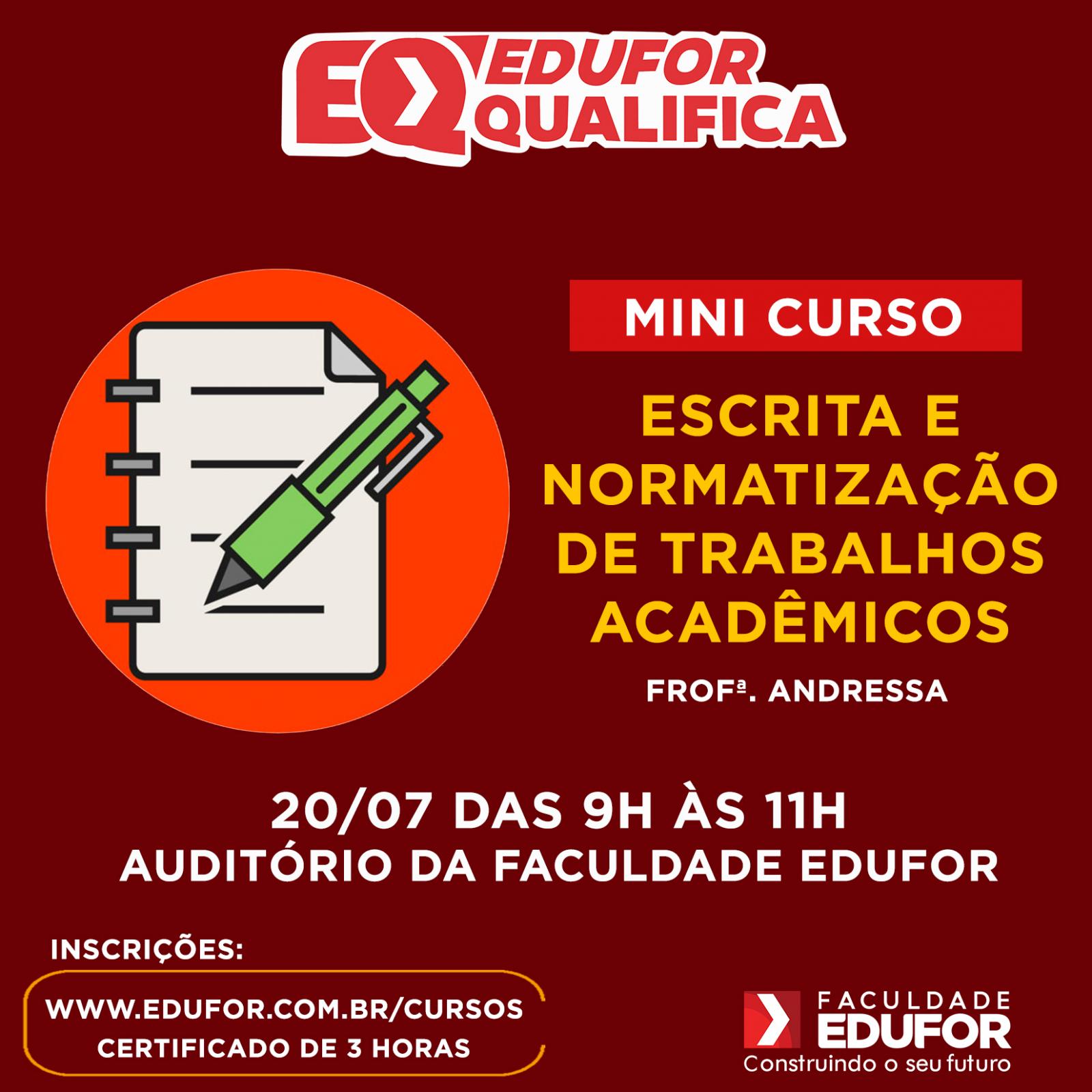 Faculdade Edufor São Luís realizará a 7ª edição do Edufor Qualifica