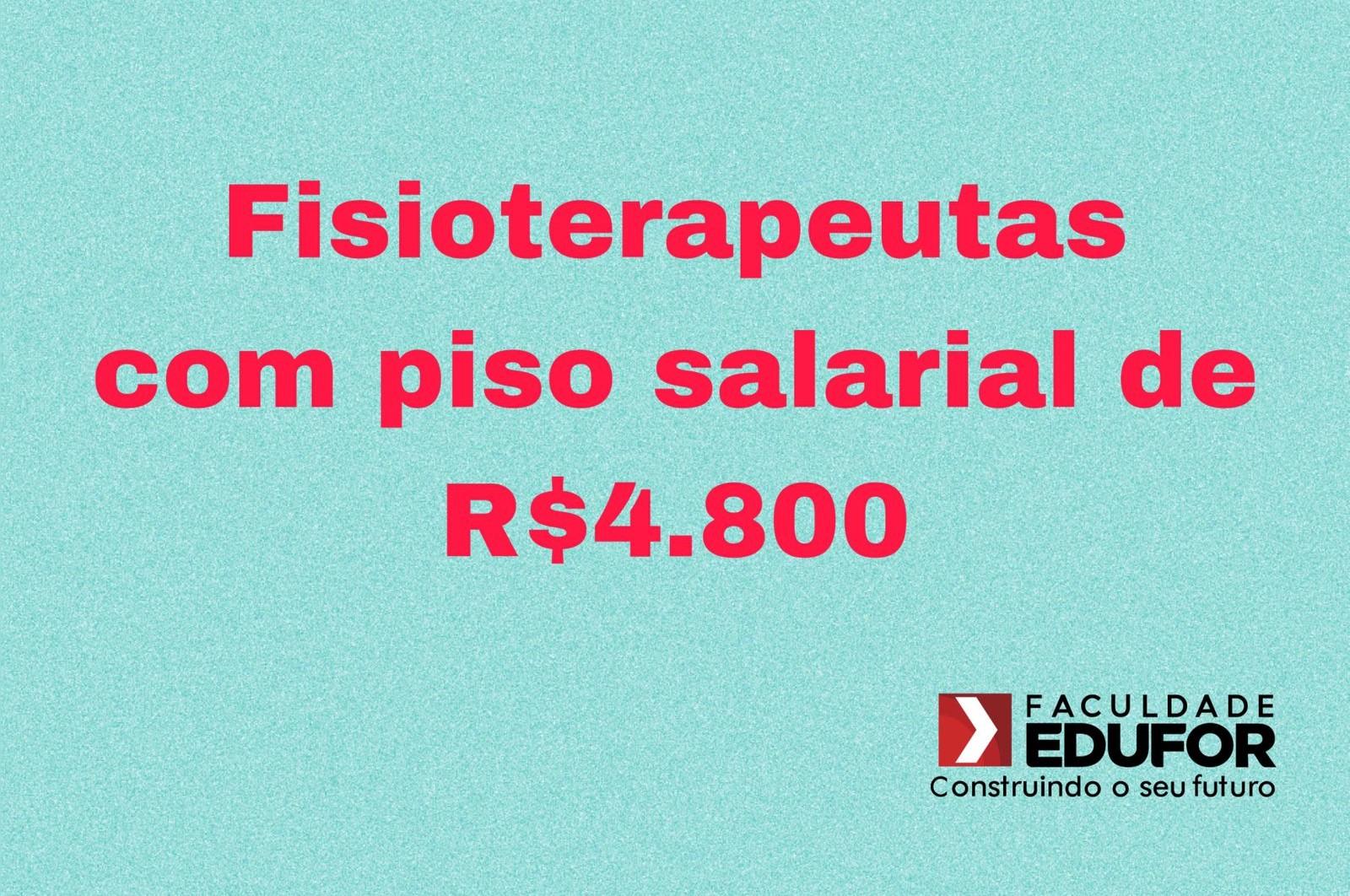 Piso salarial do fisioterapeuta e do terapeuta ocupacional deve ter o ...